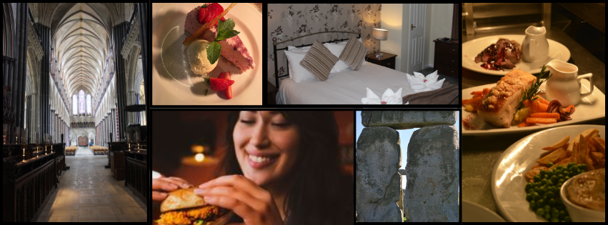 Montage of various hospitality images