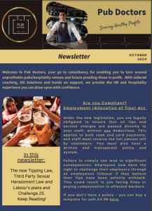 Thumbnail of the Pub Doctor's Newsletter